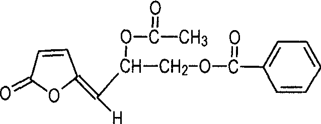 (4E)-6-乙酰氧基-7-苯甲酰氧基-2，4-庚二烯-4-內酯