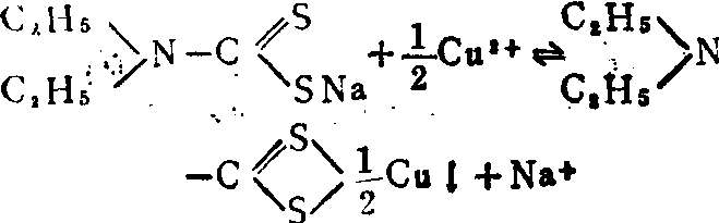 二乙基二硫代氨基甲酸鈉(銅試劑)分光光度法
